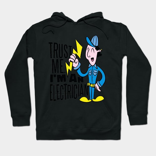 Funny Electrician Hoodie by mehdime